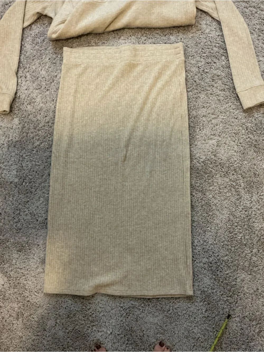 Thread & Supply Tan Ribbed Knit Three - Piece Set - Picture 2 of 9